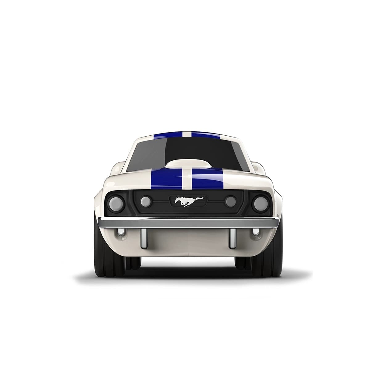 Baghera Mașinuță Ford Mustang 1966 Ivory – Mașinuță de Colecție Premium18cm - Imaginea 4