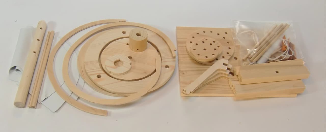 Elicopterul lui Leonardo da Vinci, Kit de Construcție din Lemn - Imaginea 3