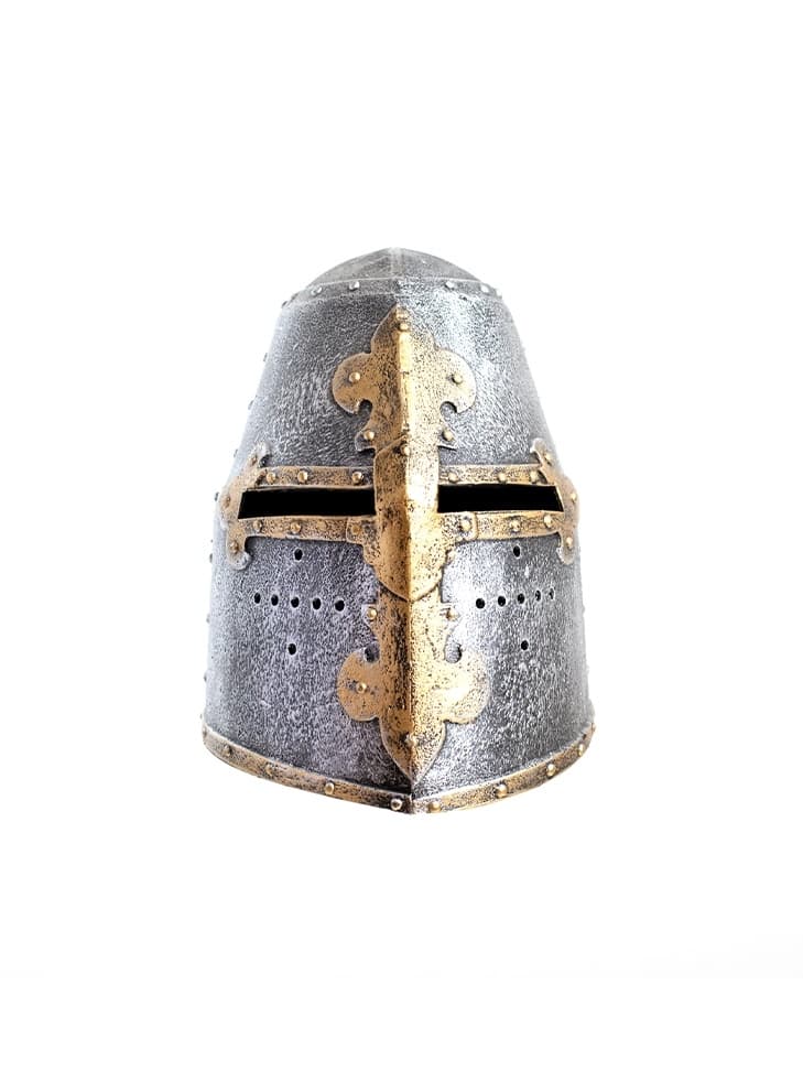 Coif de Cavaler Templier Medieval - Imaginea 2