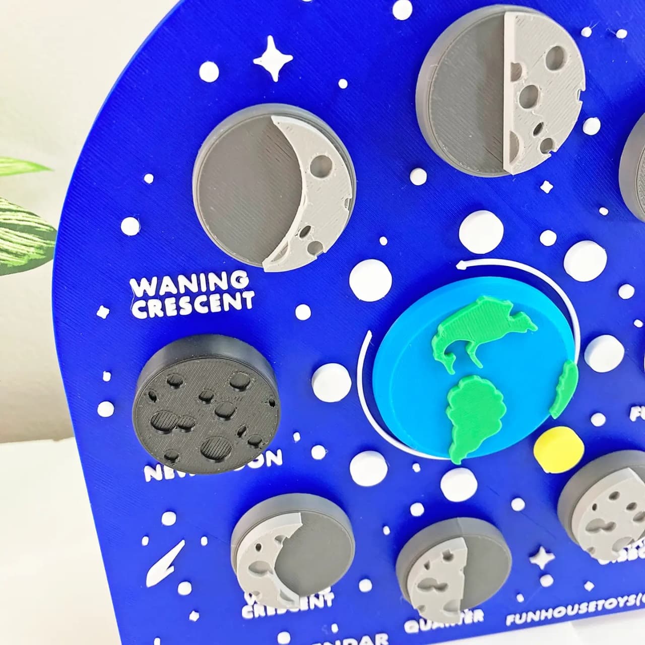 Puzzle și Model Didactic 3D – Fazele Lunii - Imaginea 2