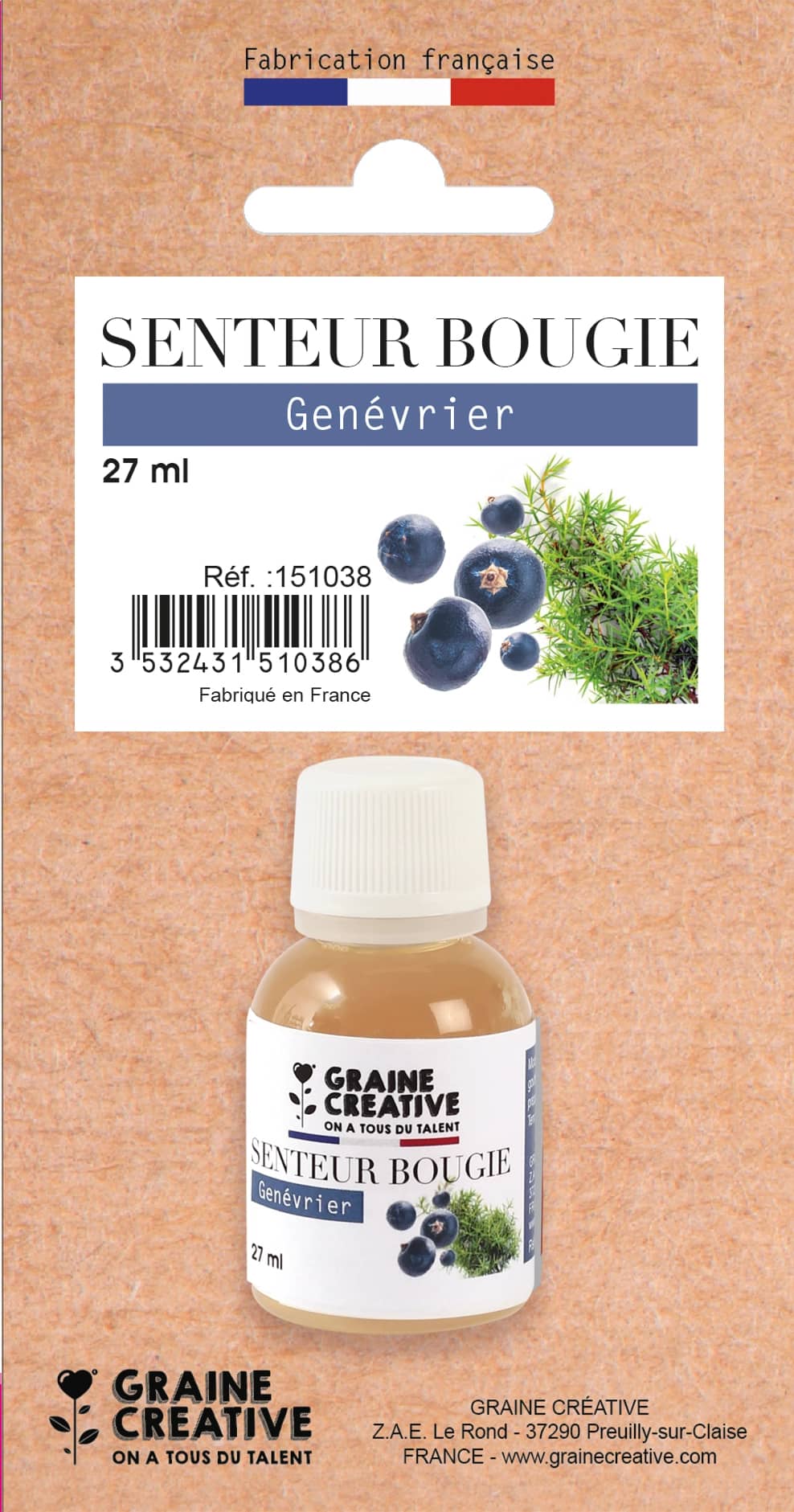 Parfum lichid pentru lumânări Graine Créative - 27 ml