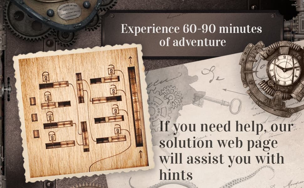 Nautilusul Capitanului Nemo Cluebox iDventure- Joc de Logica Tip Escape Room - Imaginea 5