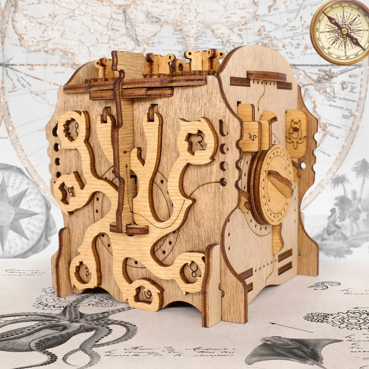 Nautilusul Capitanului Nemo Cluebox iDventure- Joc de Logica Tip Escape Room - Imaginea 3