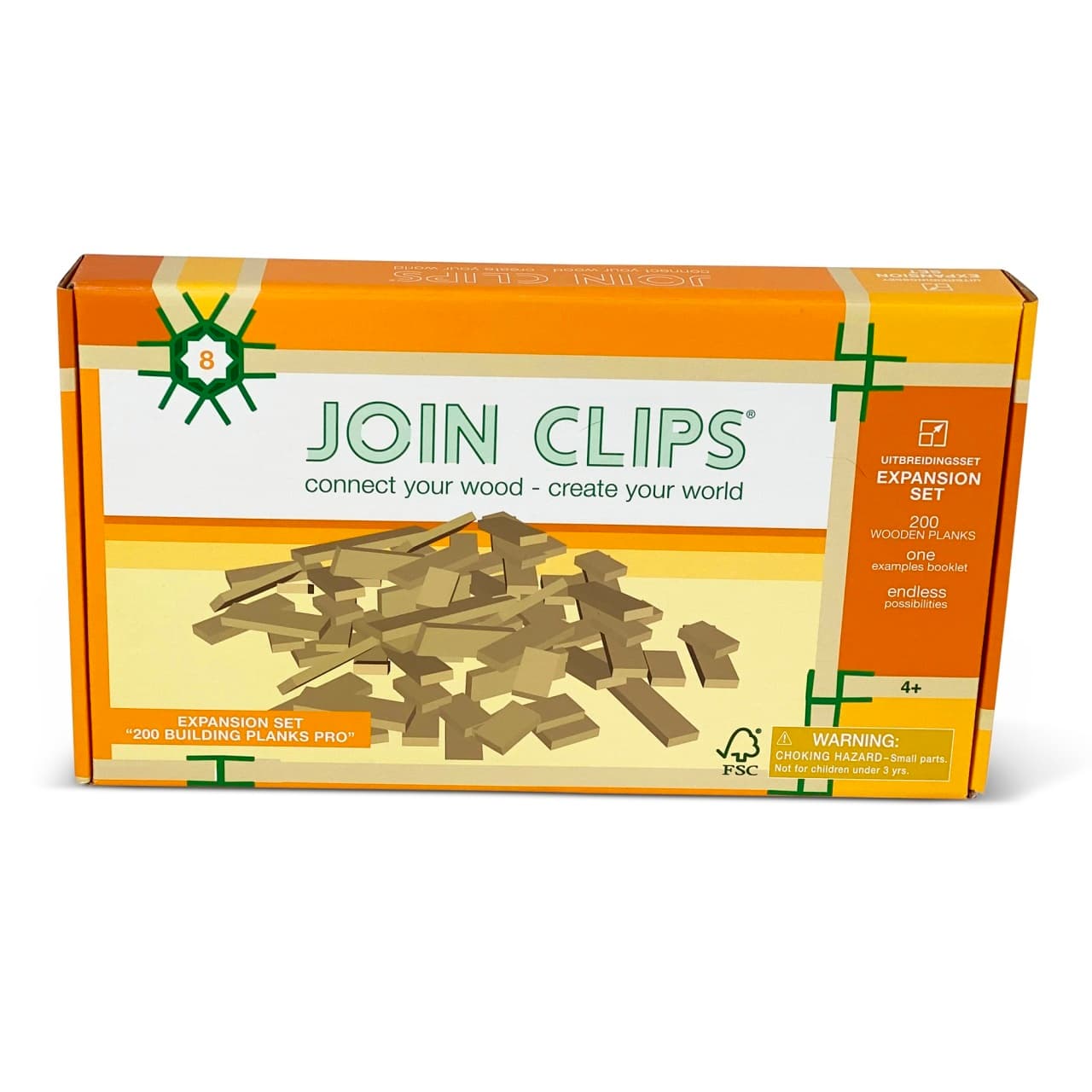 Set Extensie JoinClips® – 200 Plăcuțe de Construcție - Imagine principală