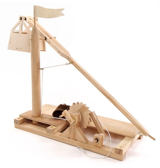 Trebuchet Leonardo da Vinci - Kit de Construcție din Lemn - Imagine principală