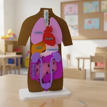 Puzzle 3D – Anatomia Corpului Uman și Organele Interne - Imaginea 2