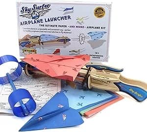 Kit Educațional STEM - Sky Surfer: Lansator de Avioane de Hârtie - Imaginea 4