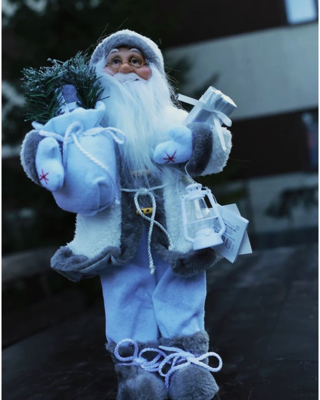 Decoratiune Mos Craciun, 45cm - Imagine principală