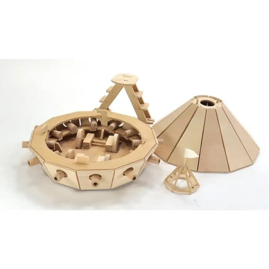 Tancul lui Leonardo da Vinci -Kit de Construcție din Lemn - Imaginea 3