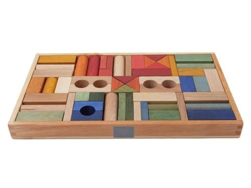 Cuburi de Construit Curcubeu, Wooden Story - Imaginea 5