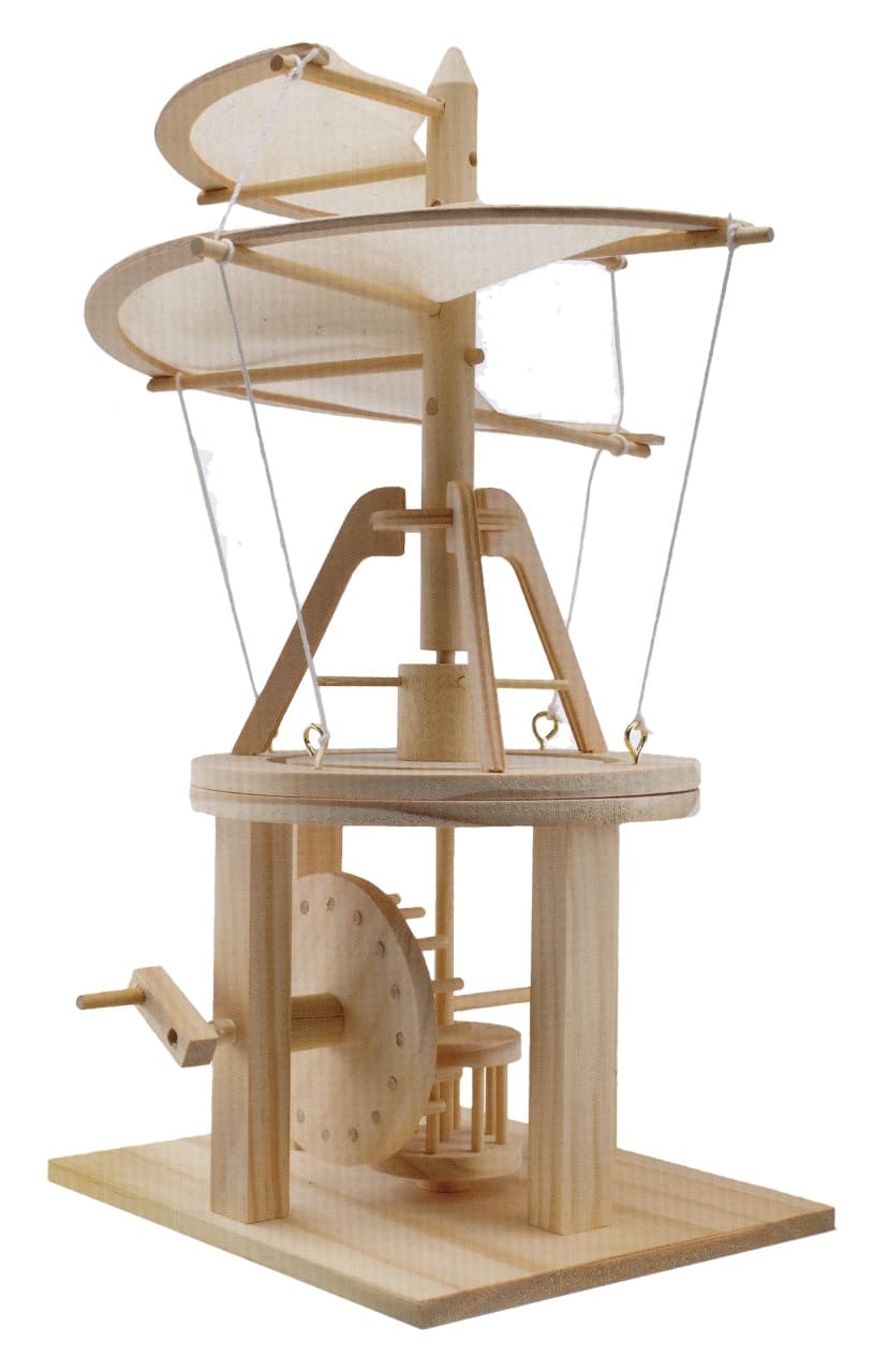 Elicopterul lui Leonardo da Vinci, Kit de Construcție din Lemn - Imagine principală