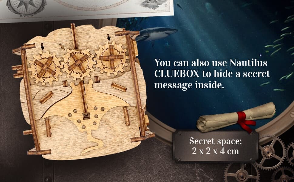 Nautilusul Capitanului Nemo Cluebox iDventure- Joc de Logica Tip Escape Room - Imaginea 6