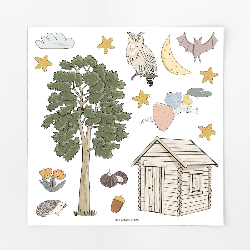 Joc Magnetic cu Animalele Pădurii Ferflex® – Set 57 de Magneți pentru Copii - Imaginea 5