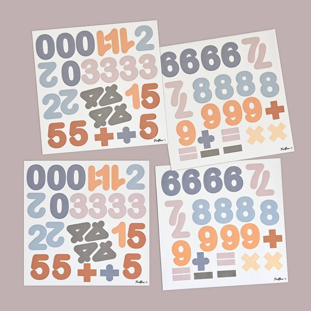 Joc cu Cifre Magnetice Ferflex® - Matematica Veselă (Set 100 piese)