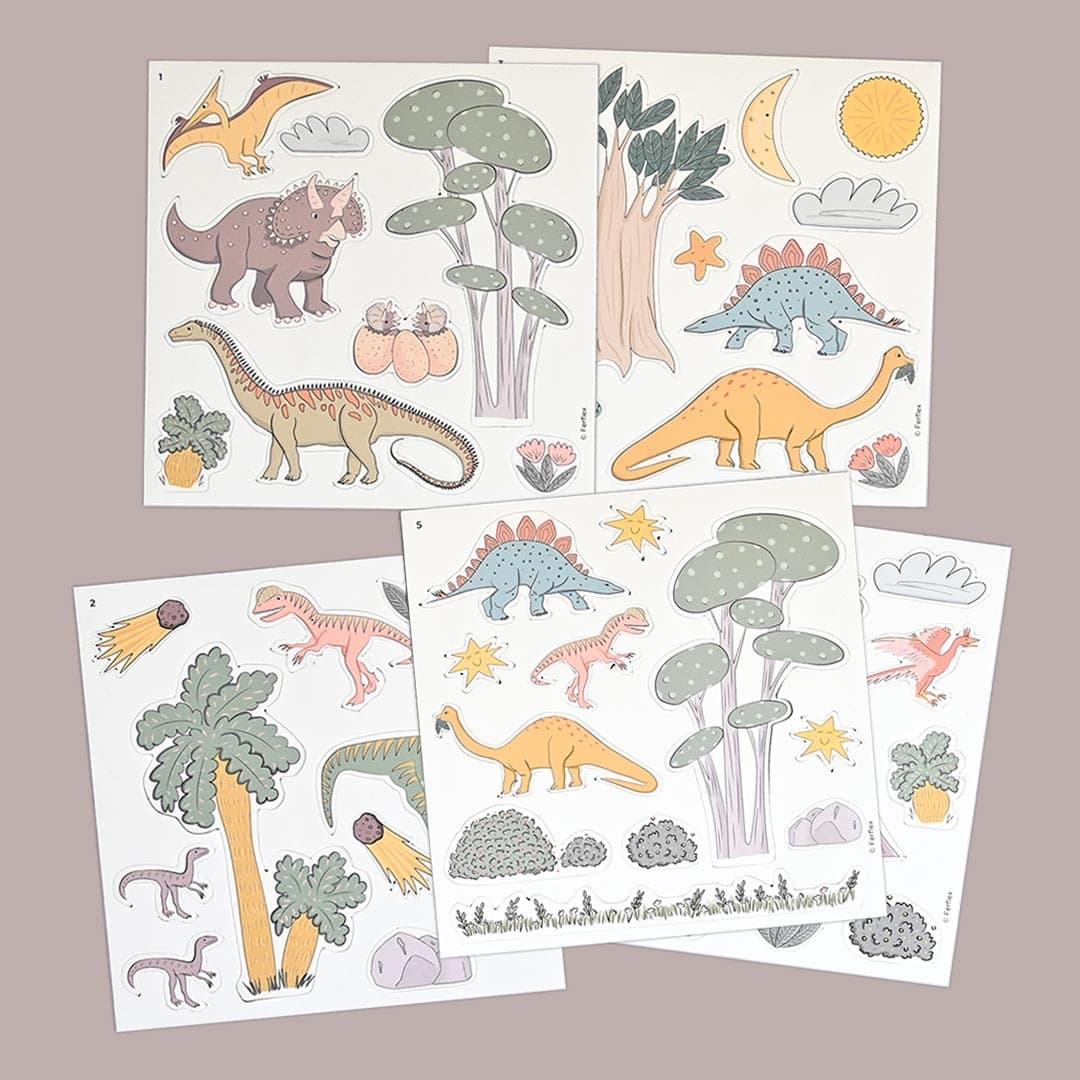 Joc cu Magneți Ferflex® - Lumea Dinozaurilor (Set 52 piese) - Imaginea 6