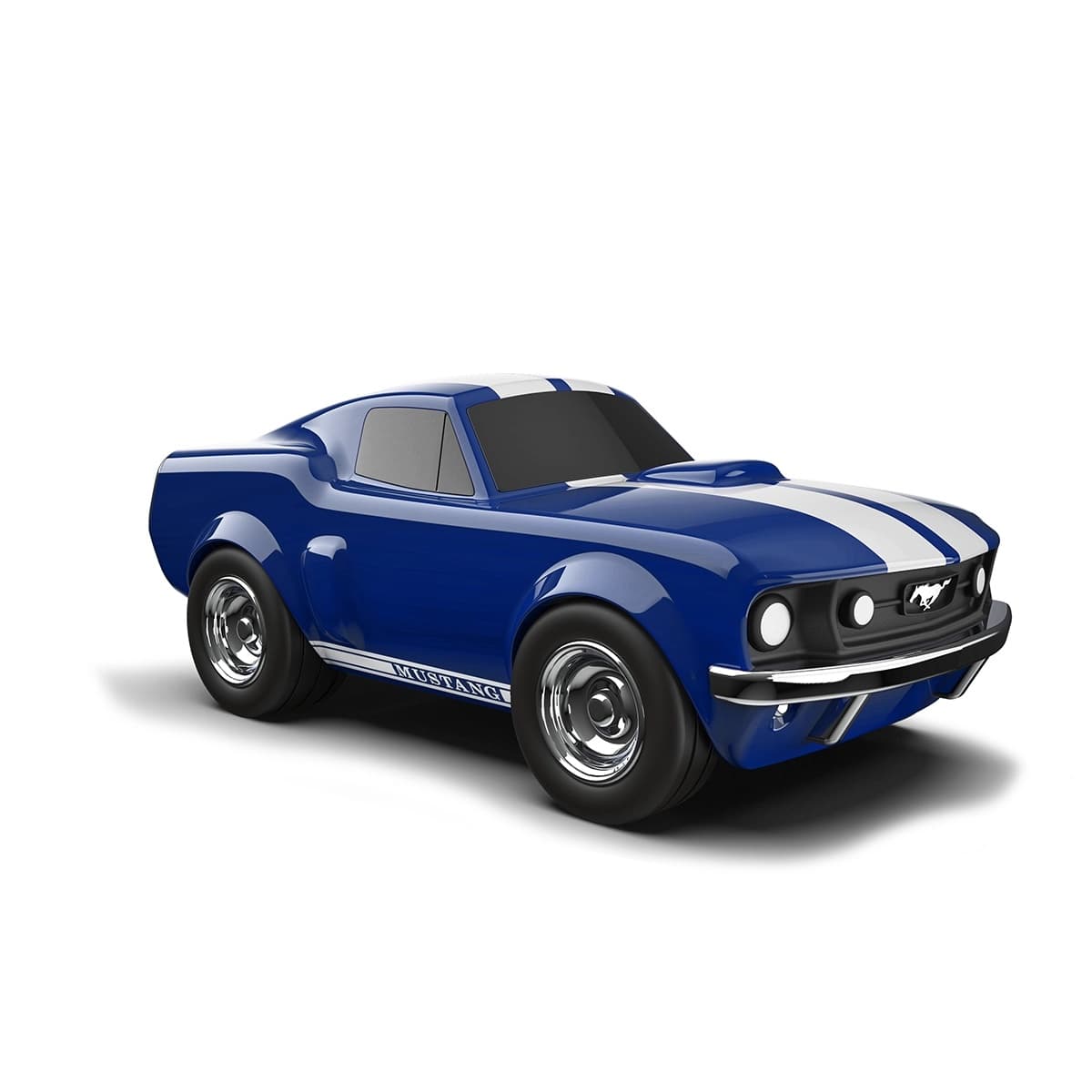 Baghera Mașinuță Ford Mustang Albastra 1966, 18cm – Mașinuță de Colecție Premium - Imaginea 2