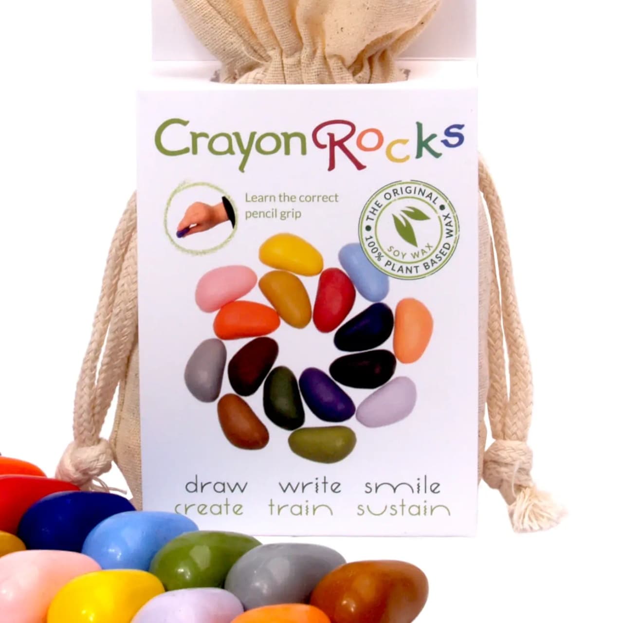 Crayon Rocks, Pietricele Cerate pentru Desen, 16 buc - Imagine principală