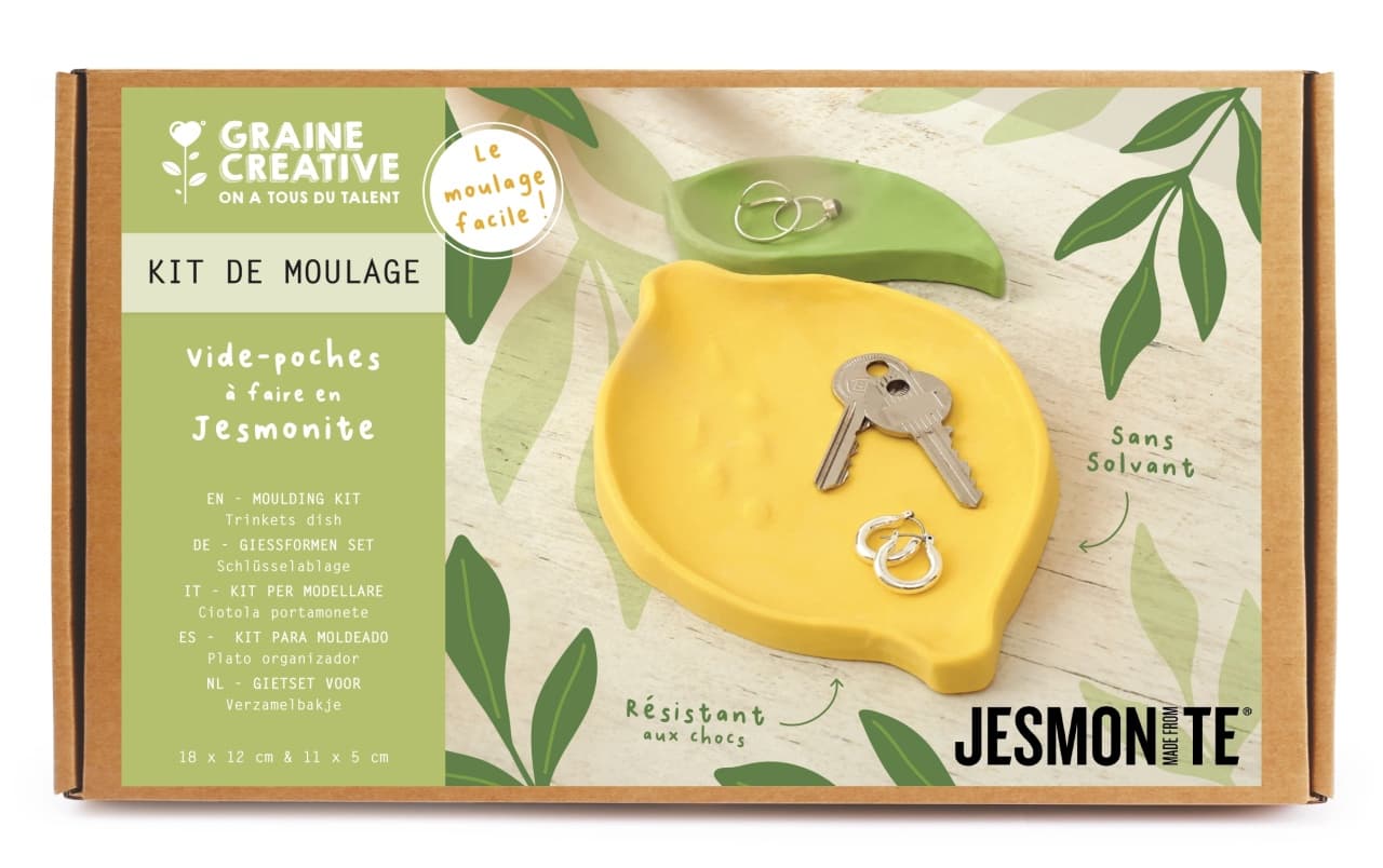 Kit de Creatie Tava "Lemon" pentru Bijuterii și Accesorii Jesmonite - Imaginea 3