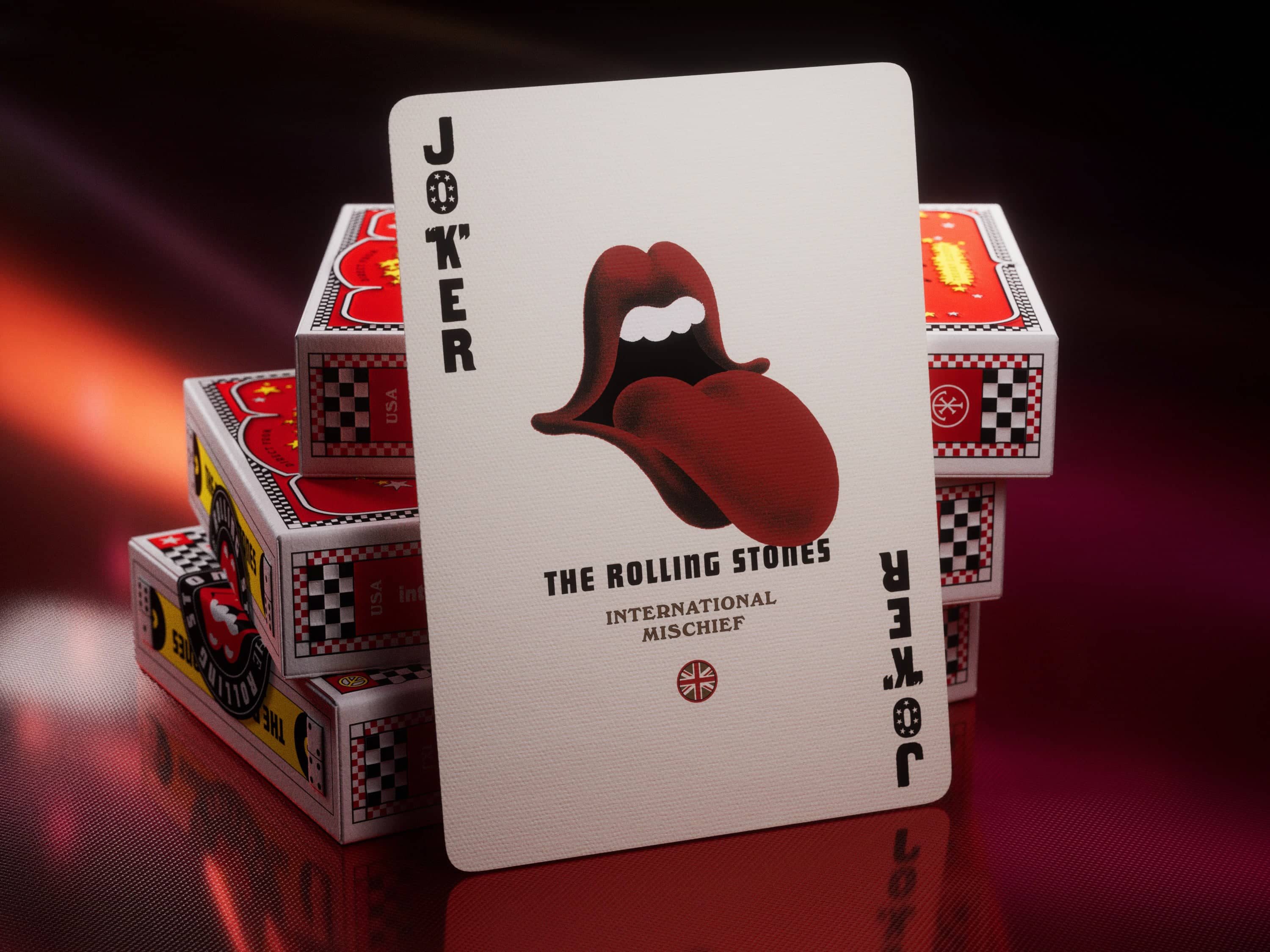 Cărți de Joc Premium The Rolling Stones: Theory11 Ediție de Colecție