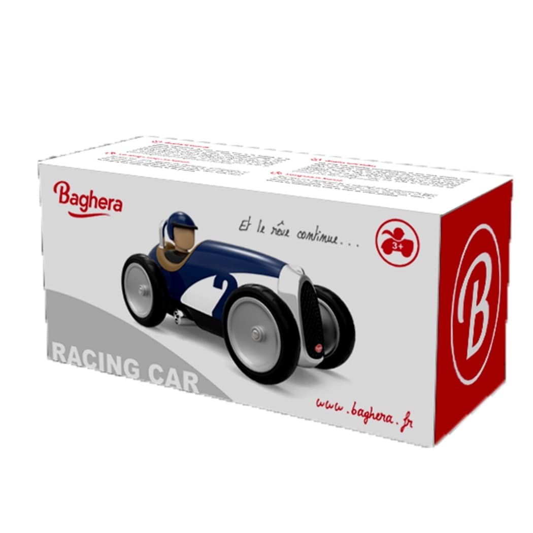 Baghera Racing Car Albastra – Mașinuță de Colecție Retro în Stil Vintage - Imaginea 2