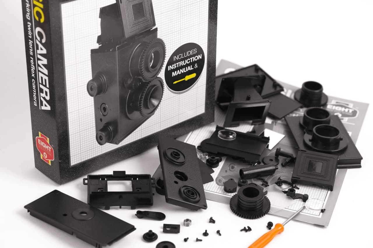 Kit DIY Aparat Foto Retro TLR 35mm EIGHT Innovation - Functional - Imaginea 2