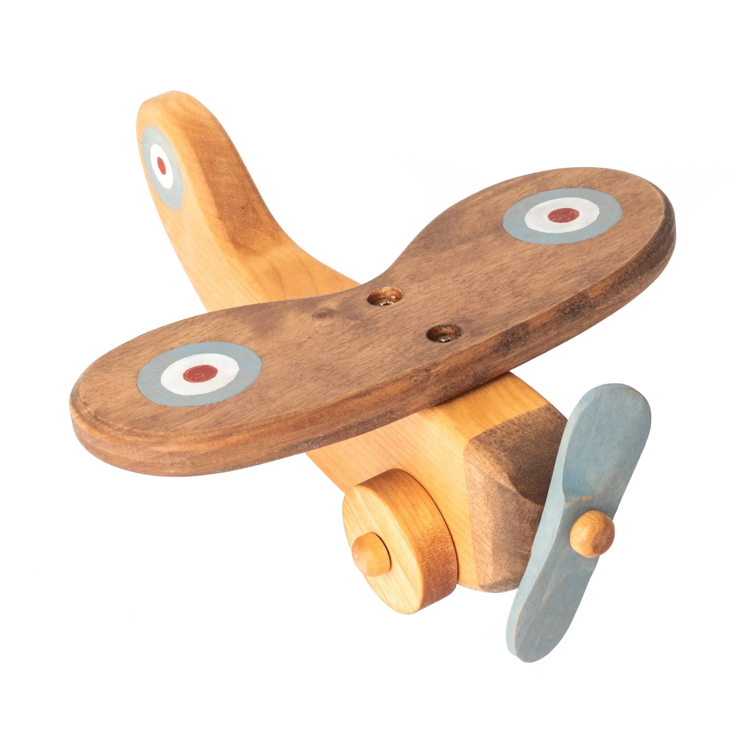 Avion din Lemn -Jucărie Handmade