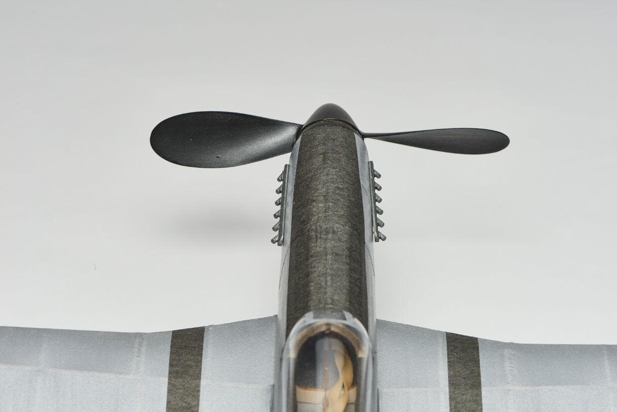 Kit Aeromodelism Vintage: Avion de Vânătoare P-51D Mustang (Anvergură 45 cm) - Imaginea 4