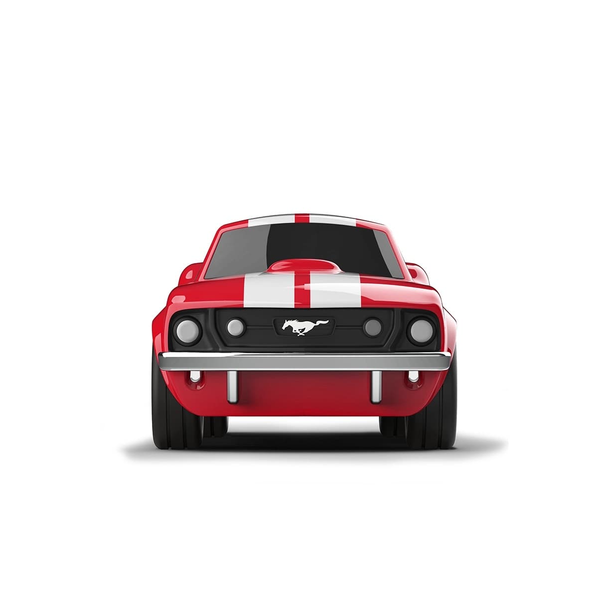 Baghera Mașinuță Ford Mustang Rosie 1966 – Mașinuță de Colecție Premium 18cm - Imaginea 3