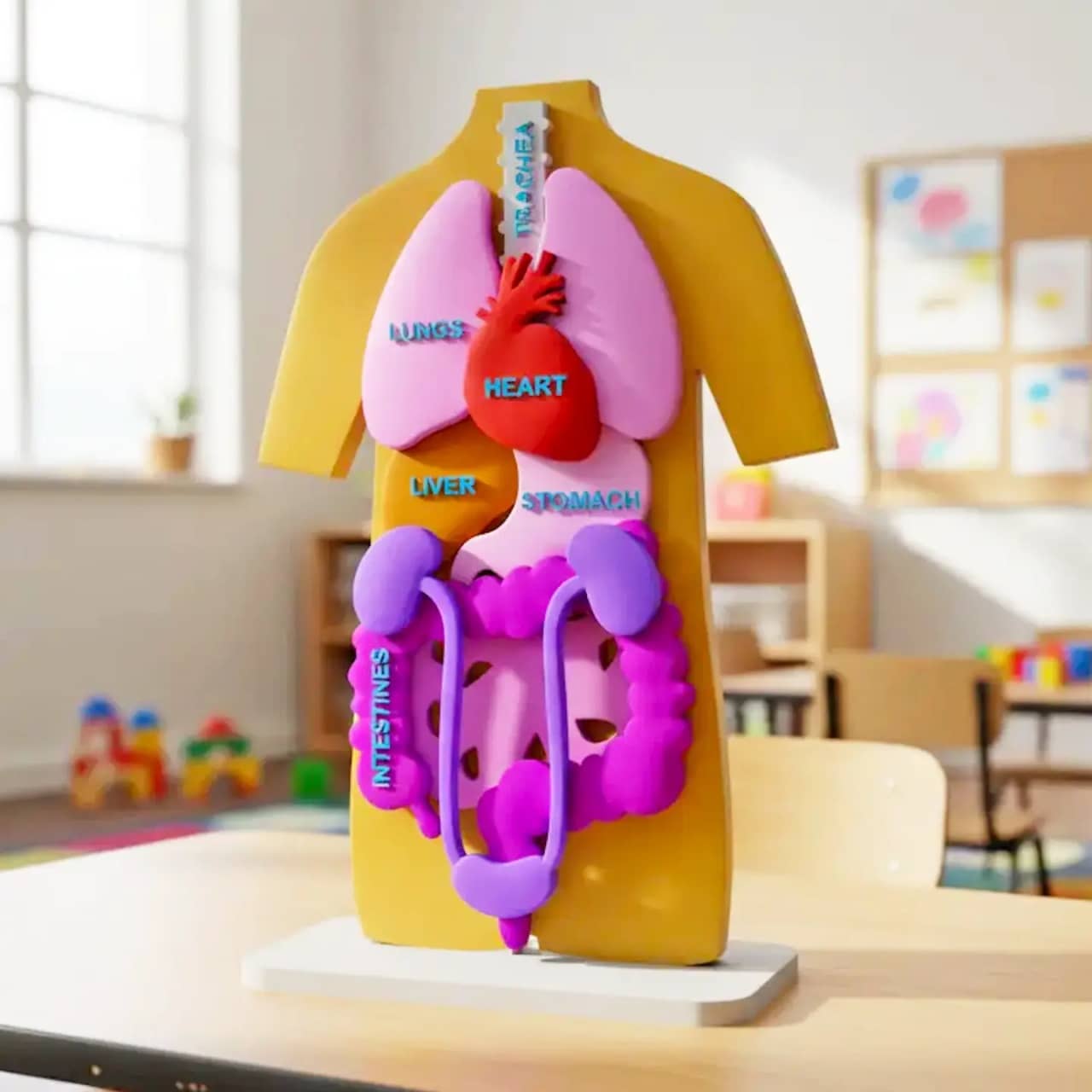 Puzzle 3D – Anatomia Corpului Uman și Organele Interne