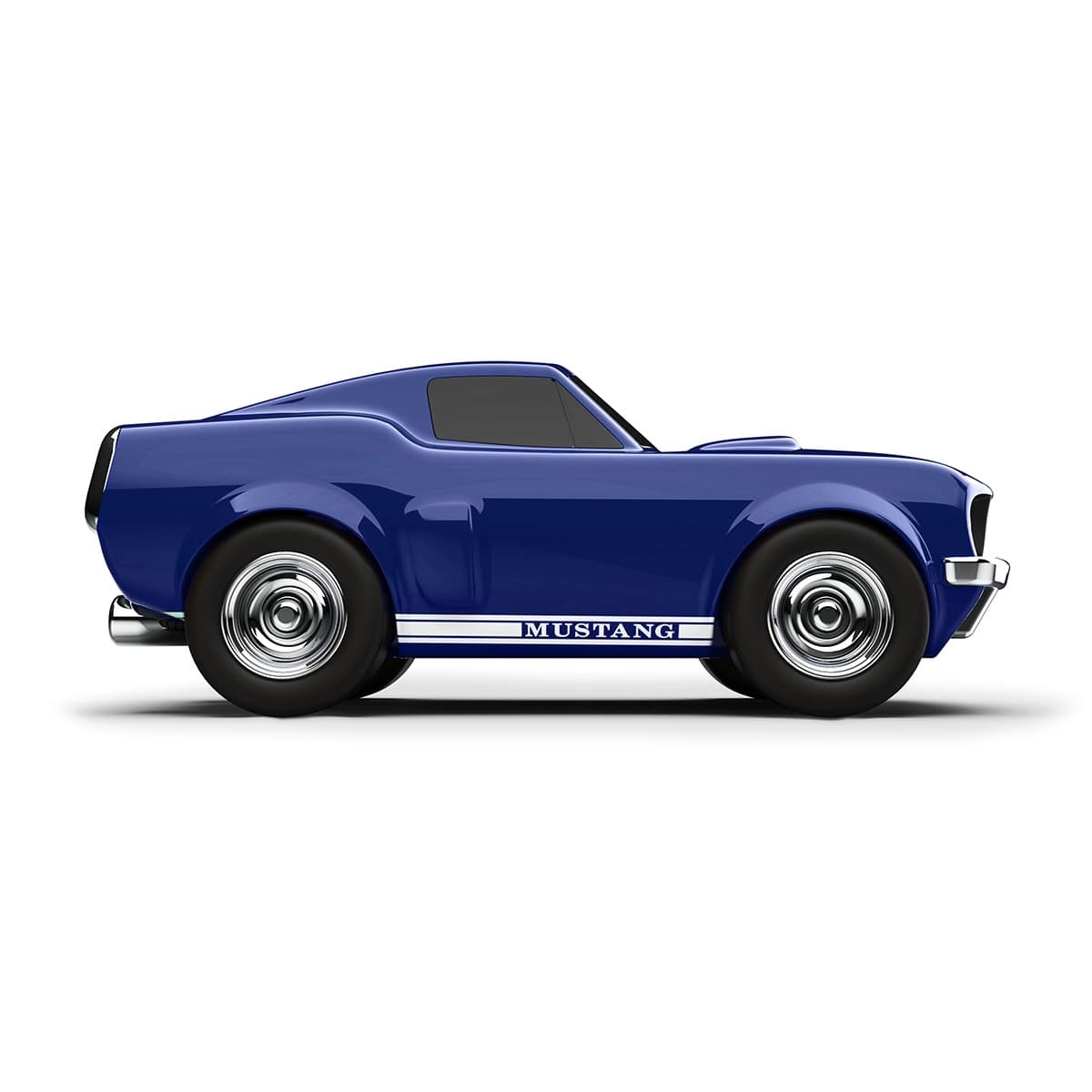 Baghera Mașinuță Ford Mustang Albastra 1966, 18cm – Mașinuță de Colecție Premium - Imaginea 4