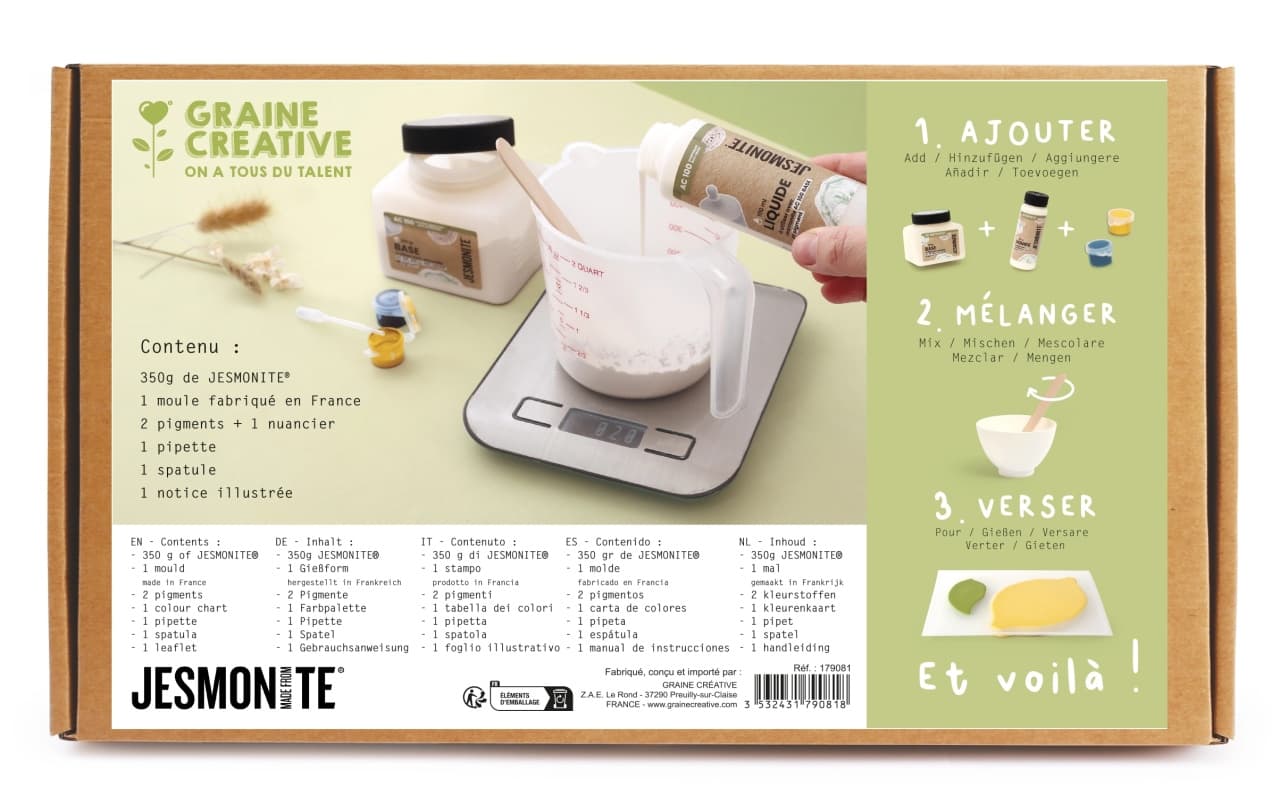 Kit de Creatie Tava "Lemon" pentru Bijuterii și Accesorii Jesmonite - Imaginea 5