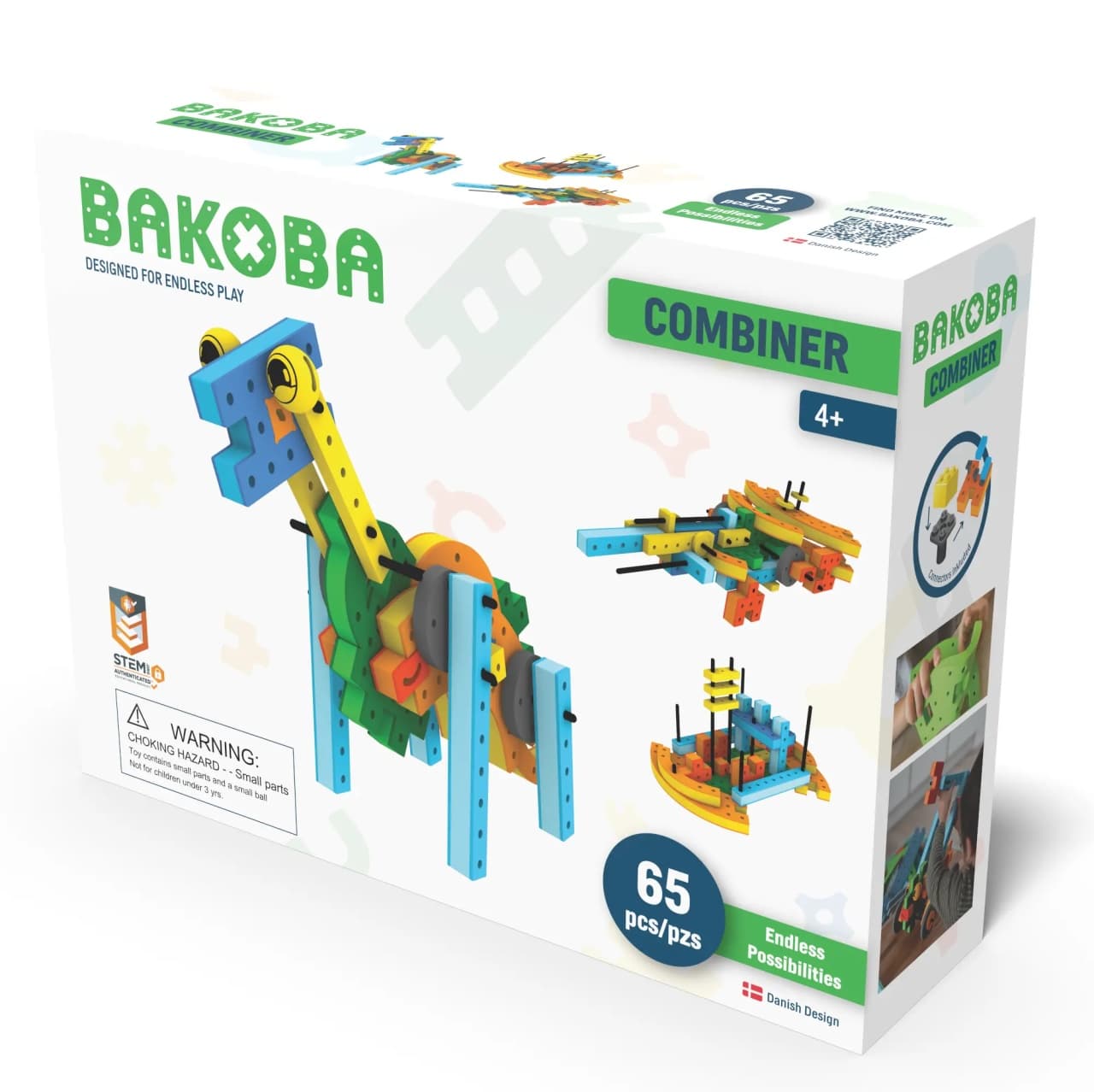 Set Construcție BAKOBA Combiner 65 Piese, Compatibile LEGO - Imagine principală