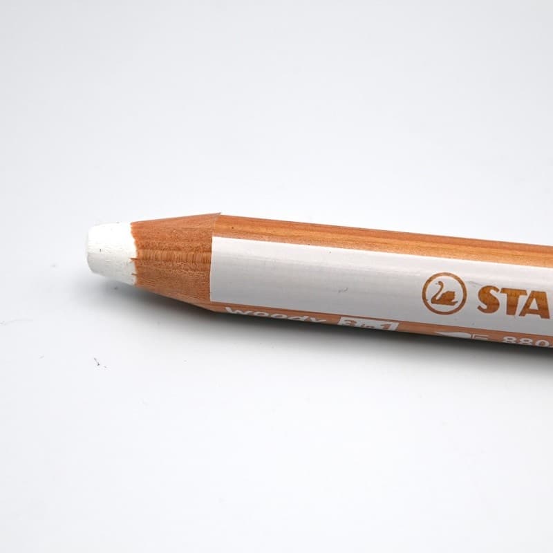 Creion Woody Stabilo Alb - Partenerul Creativ pentru Table Ferflex® - Imaginea 3