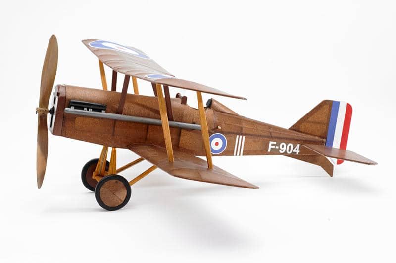 Kit Aeromodelism Vintage: Avion Biplan S.E.5a (Anvergură 406 mm)