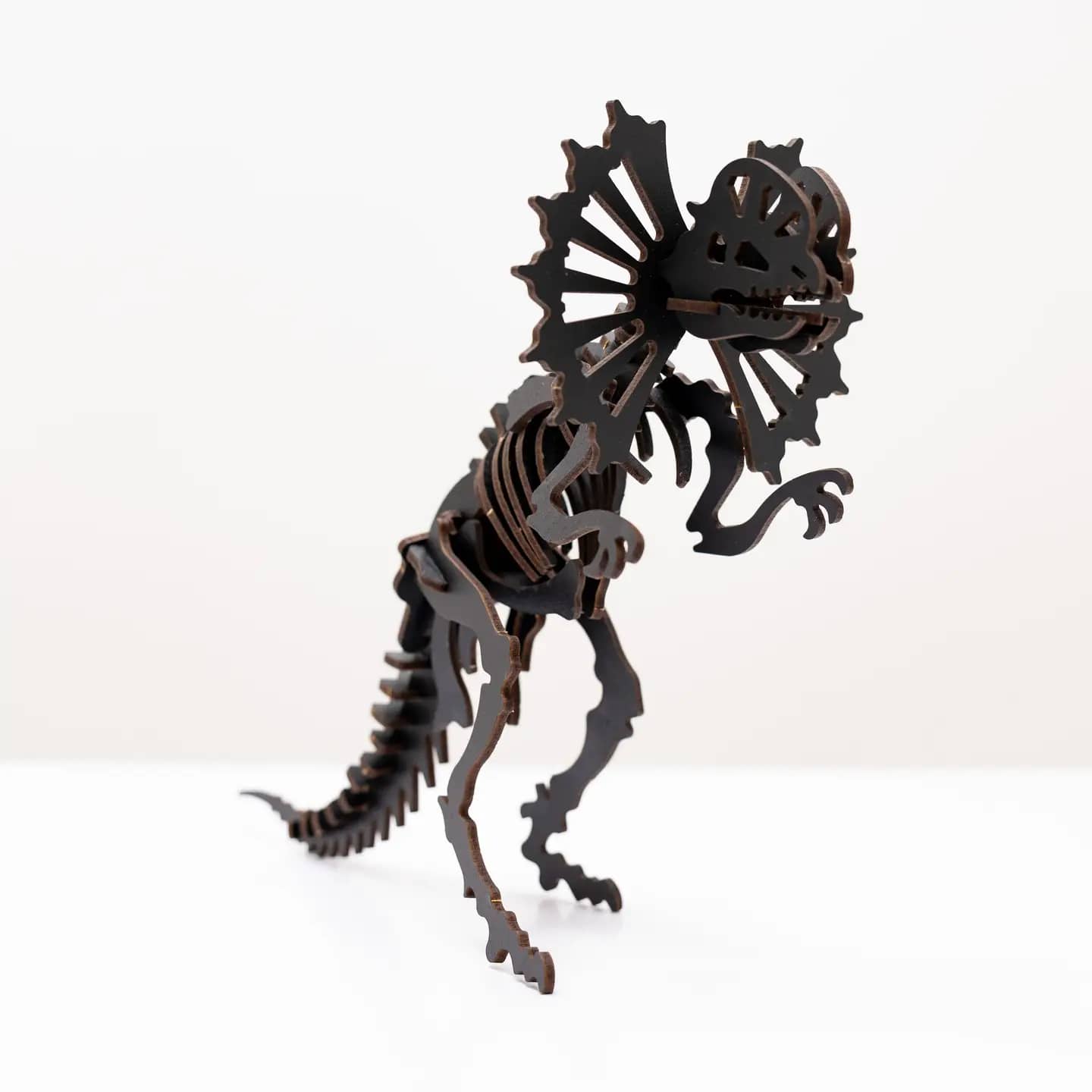Puzzle Lemn 3D - Skeleton Dilophosaurus