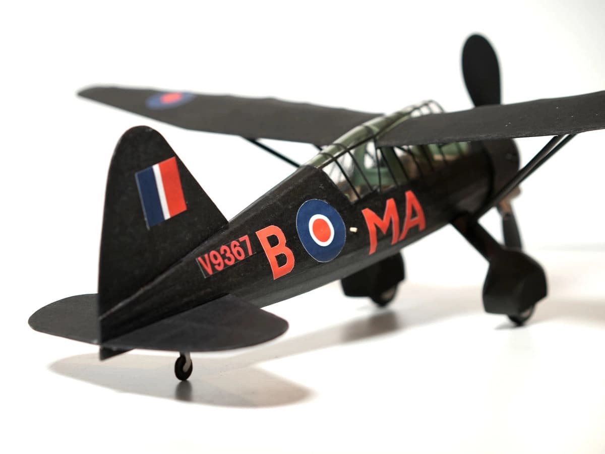 Kit Aeromodelism Vintage: Avion Westland Lysander (Anvergură 55,9 cm) - Imaginea 4