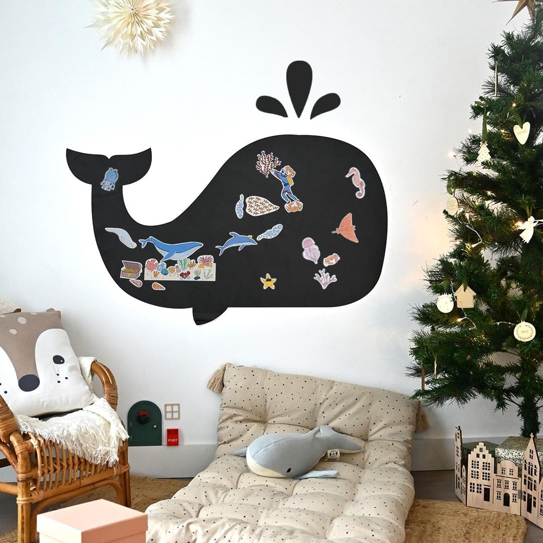 Tablă Magnetică Repoziționabilă Ferflex® - Model Balenă (60x90 cm) - Imagine principală