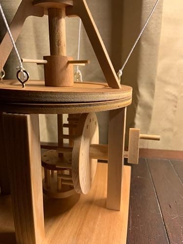Elicopterul lui Leonardo da Vinci, Kit de Construcție din Lemn - Imaginea 7