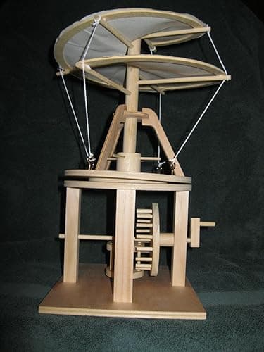 Elicopterul lui Leonardo da Vinci, Kit de Construcție din Lemn - Imaginea 6