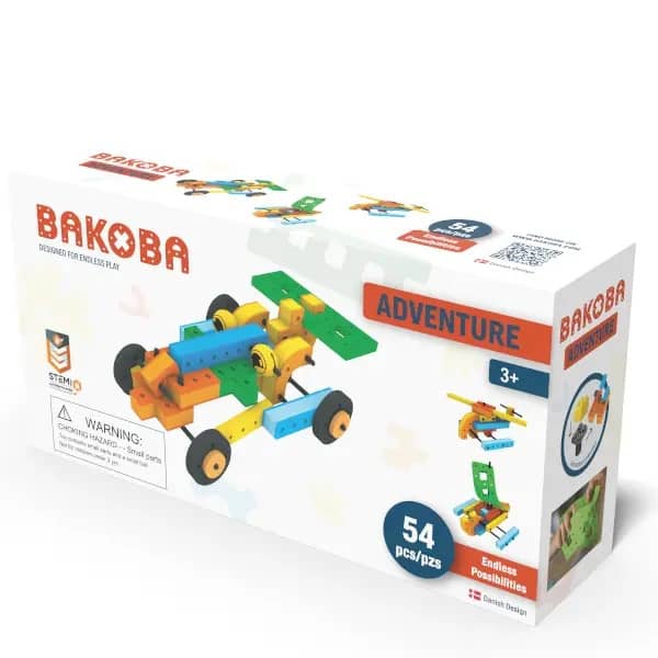 Set Constructie Bakoba Adventure, 54 piese, Compatibile LEGO