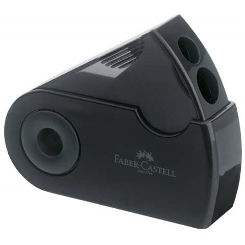 Ascuțitoare Dublă Faber-Castell – Design Ergonomic cu Rezervor